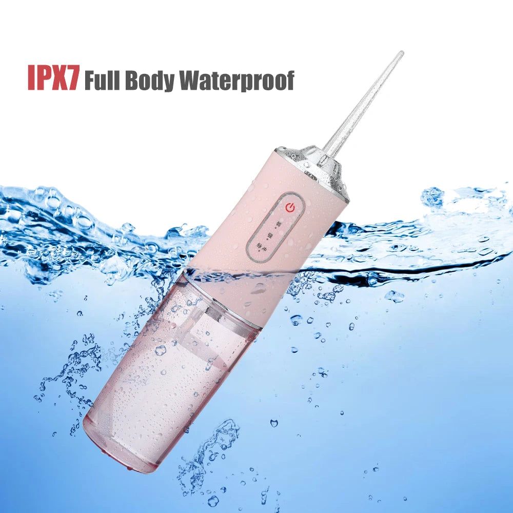 Limpiador Bucal Irrigador De Agua Oral Portatil Recargable