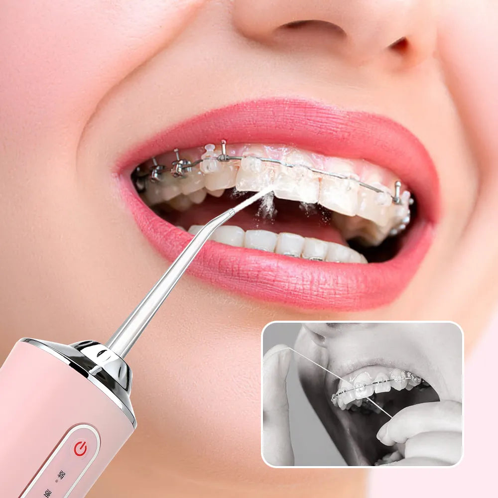 Limpiador Bucal Irrigador De Agua Oral Portatil Recargable