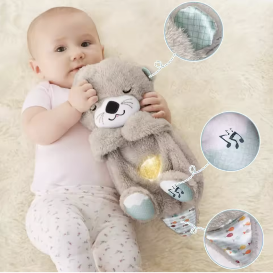 Nutria Peluche de Apego Respira bebe